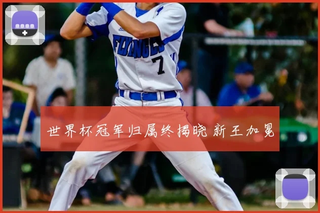 世界杯冠军归属终揭晓 新王加冕